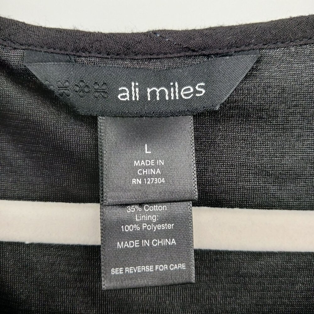 Ali Miles Patchwork Tunic Top Size Large Multicol… - image 6